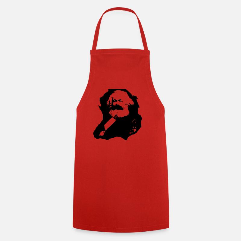 Karl Marx - Tablier de cuisine - rouge