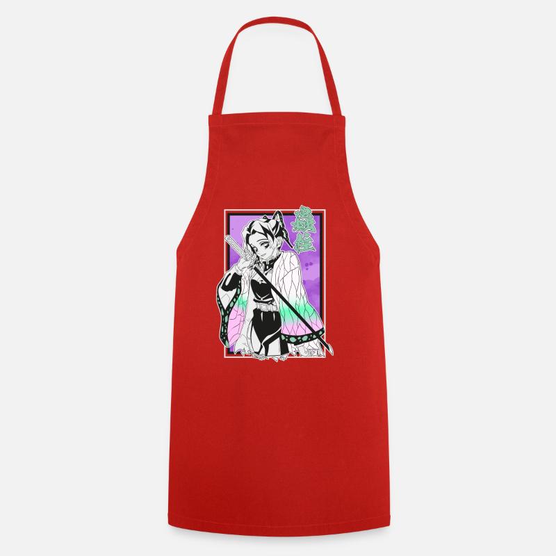 kimetsu shinobu - Tablier de cuisine - rouge