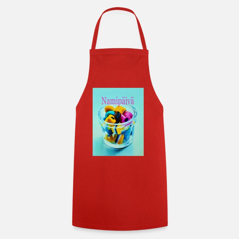 Candy Day - Cooking Apron - red