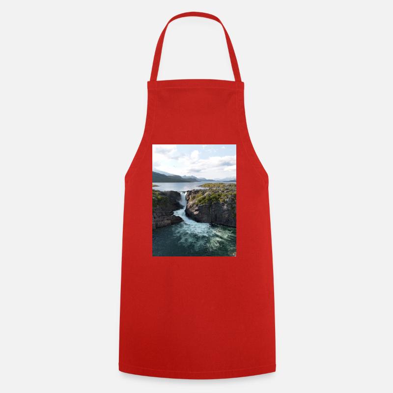 Stora Sjöfallet - Tablier de cuisine - rouge