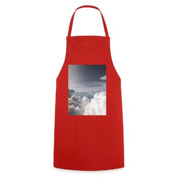 Paysage de rêve dans le ciel nuageux - Tablier de cuisine - rouge - Devant - AI Model Male 185 dark (185cm)