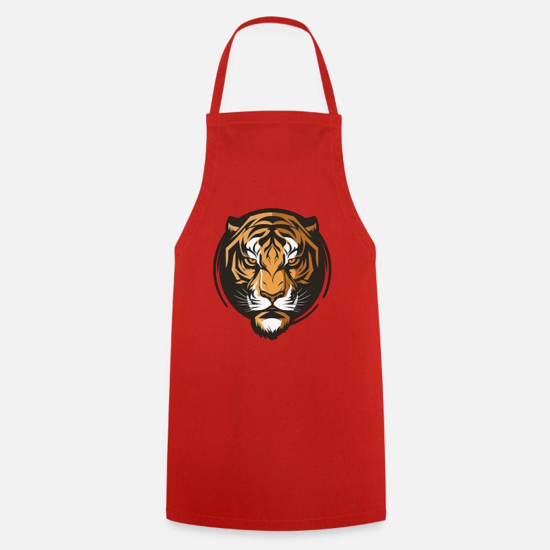 Mighty tiger - Cooking Apron - red