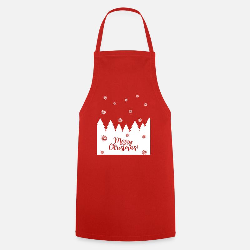 Festive Graphics - Cooking Apron - red