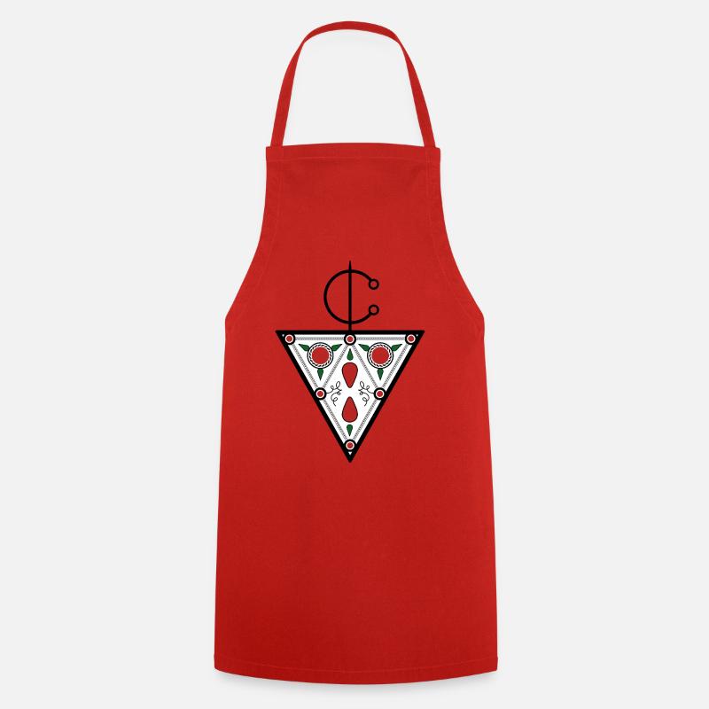 Berber Tazerzit Sign by Helfspawn - Cooking Apron - red