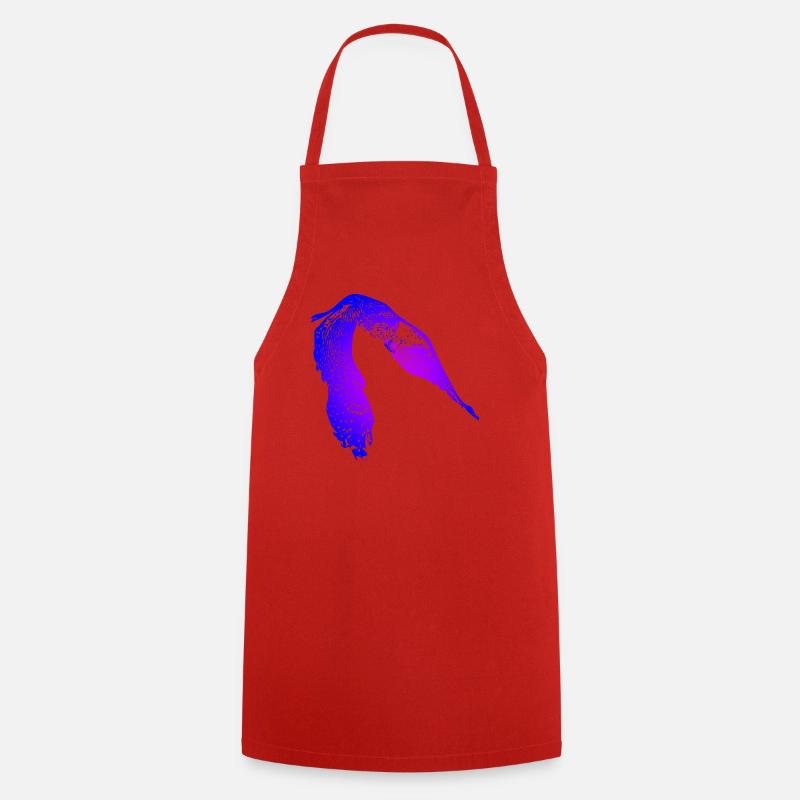 Owl - Cooking Apron - red