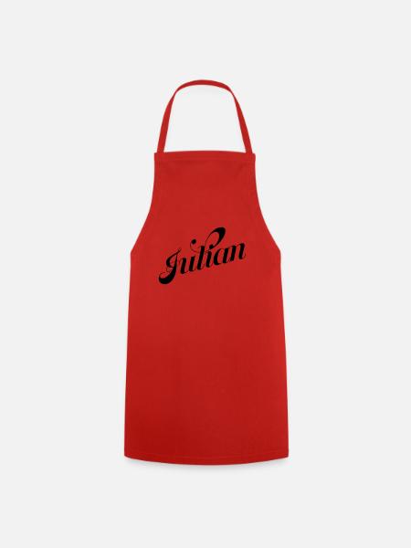 julien - Tablier de cuisine - rouge