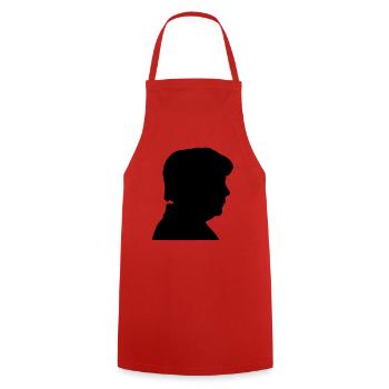 angie - Tablier de cuisine - rouge - Devant - AI Model Male 185 dark (185cm)