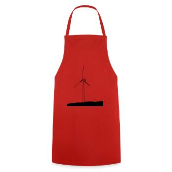 windmill - Cooking Apron - red - Front - AI Model Male 185 dark (185cm)