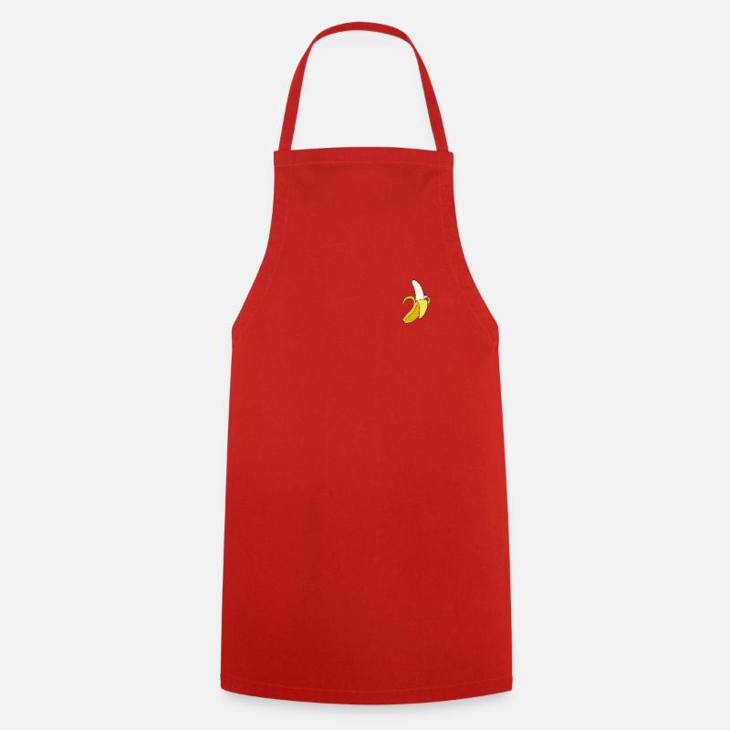 banane - Tablier de cuisine - rouge