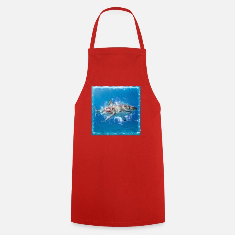 Requin de Transe - Tablier de cuisine - rouge