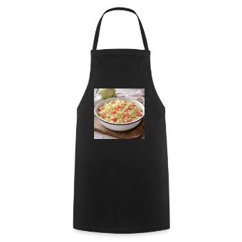 Cremiger Kohl-Tomaten-Salat - Kochschürze - Schwarz - Vorne - AI Model Male 185 dark (185cm)