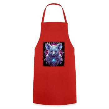 cool happy animals baby pun design statement - Kochschürze - Rot - Vorne - AI Model Male 185 dark (185cm)