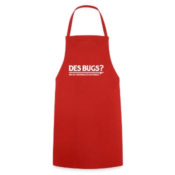 DES BUGS ? non des fonctionnalités inattendues - Tablier de cuisine - rouge - Devant - AI Model Male 185 dark (185cm)