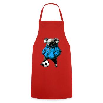 Koalas Football - Cooking Apron - red - Front - AI Model Male 185 dark (185cm)