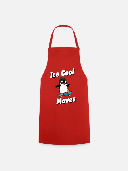 Cool Moves Pinguin - Kochschürze - Rot
