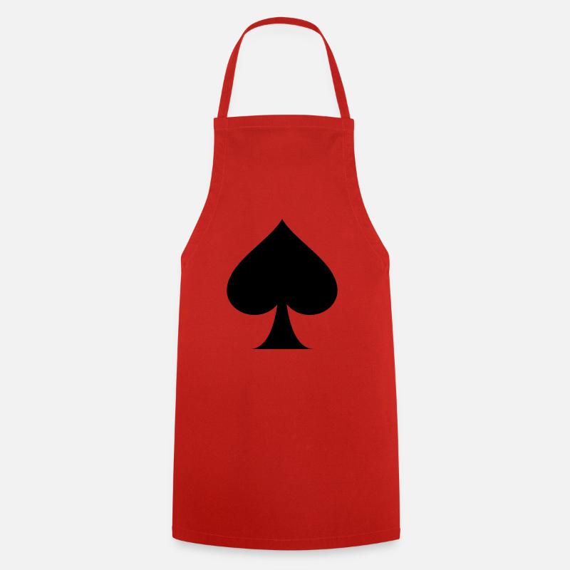 Symbole de pelles - Tablier de cuisine - rouge