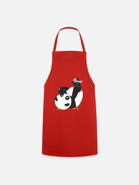 der Panda und mamz'elle libelle - Kochschürze - Rot