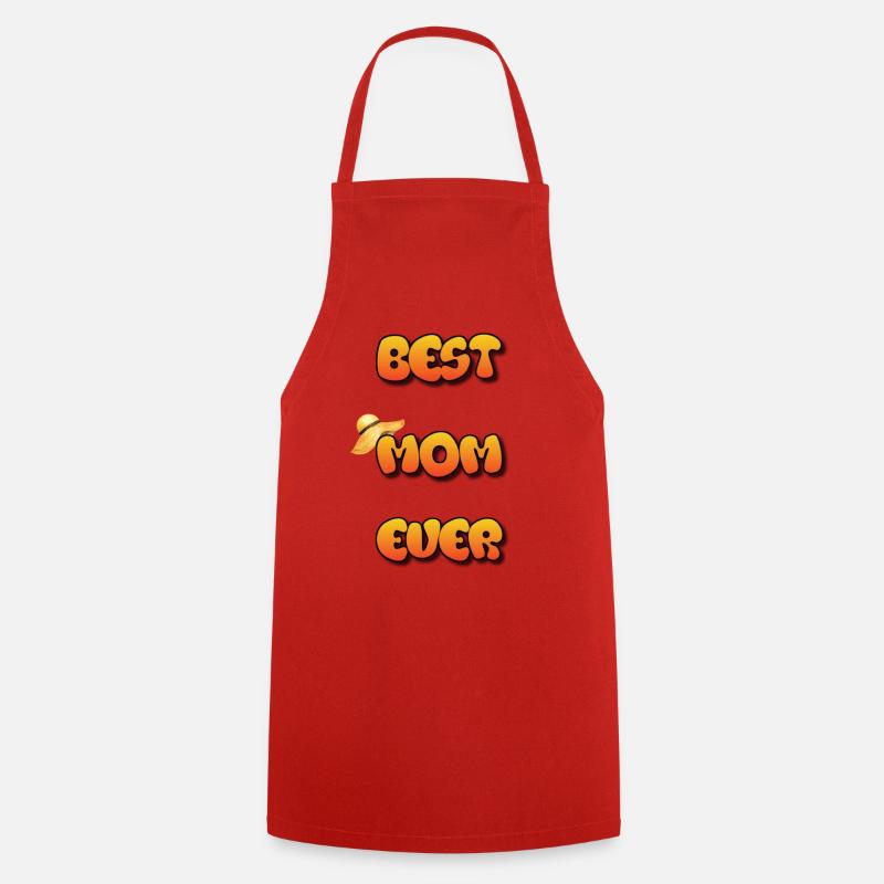 Best Mom Ever, Best Mom Ever - Cooking Apron - red