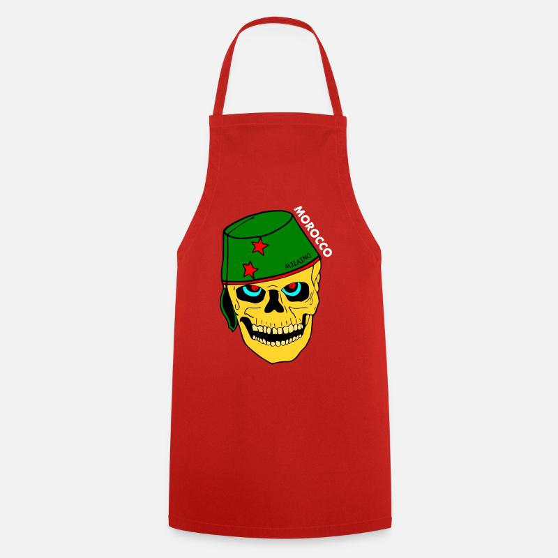 Maroc - Tablier de cuisine - rouge