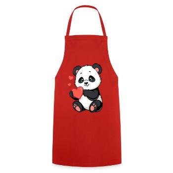 Gift Mother's Day Gift Mom Gifts - Cooking Apron - red - Front - AI Model Male 185 dark (185cm)