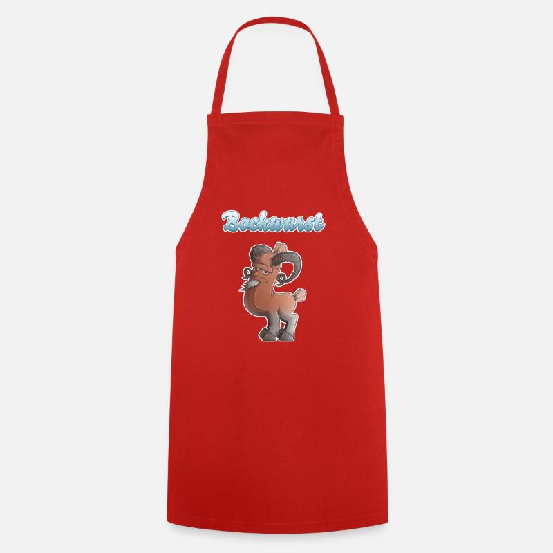 Bockwurst - Tablier de cuisine - rouge