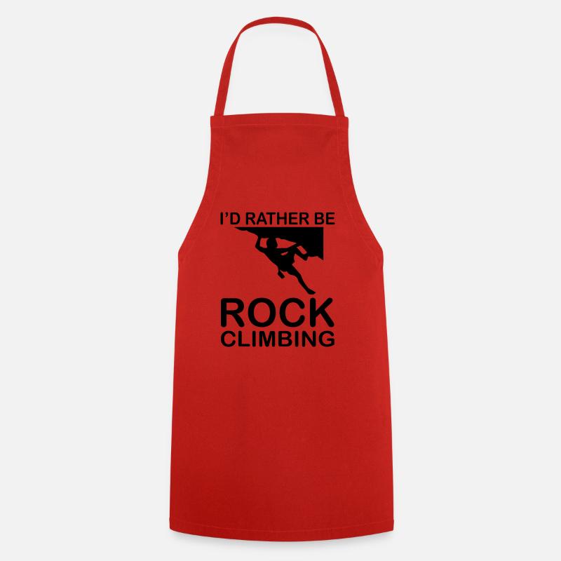 escalade - Tablier de cuisine - rouge