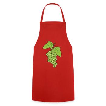 Grapes Grapes Vine Grape Fruit - Cooking Apron - red - Front - AI Model Male 185 dark (185cm)