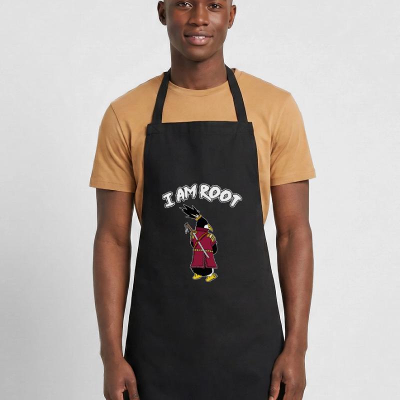 Linux Penguin I Am Root Geeks Nerd Computer Ninja Cooking Apron