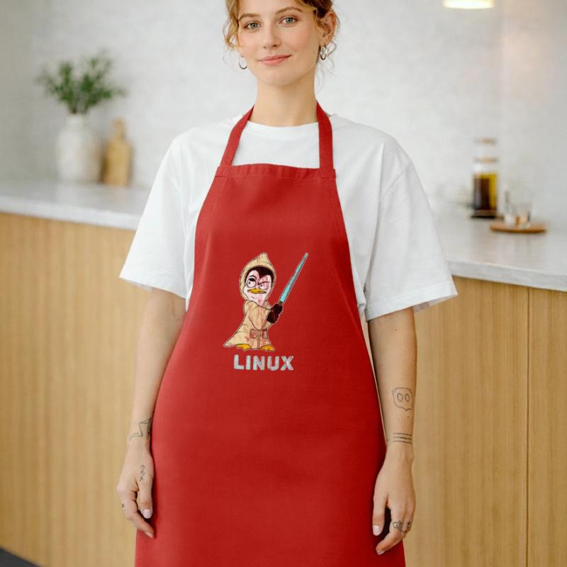Nerd Linux computer scientist Linux software developer Cooking Apron