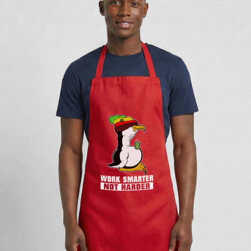 Linux penguin coffee break Rasta Informatik PC Nerd Cooking Apron