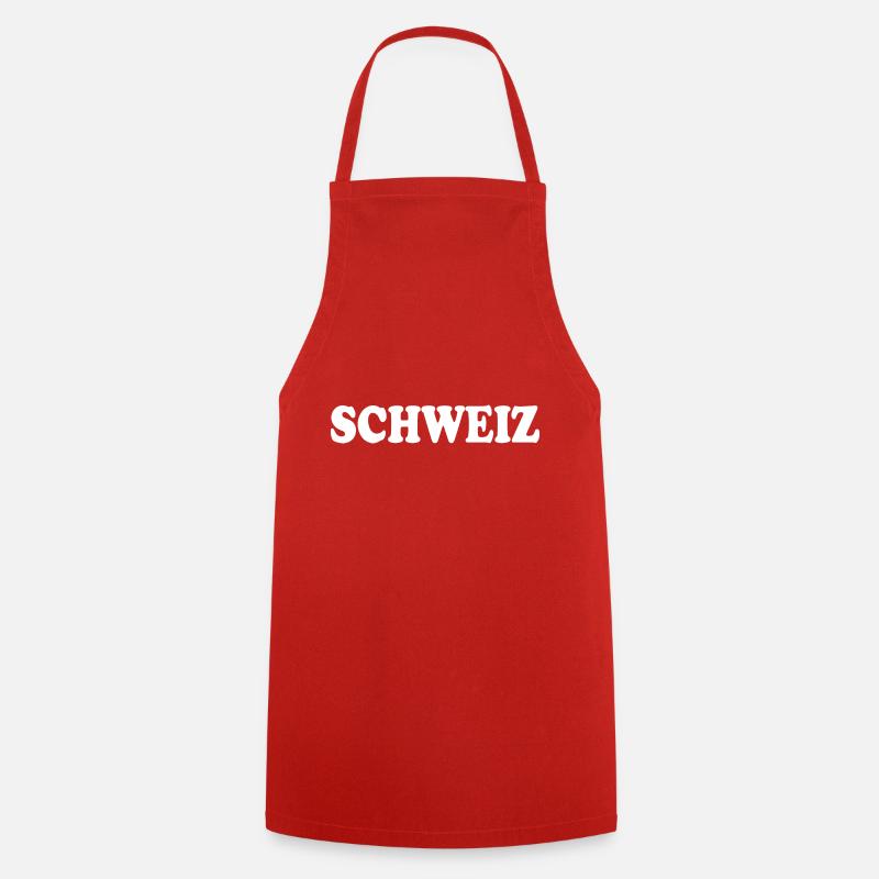 Schweiz - Kochschürze - Rot