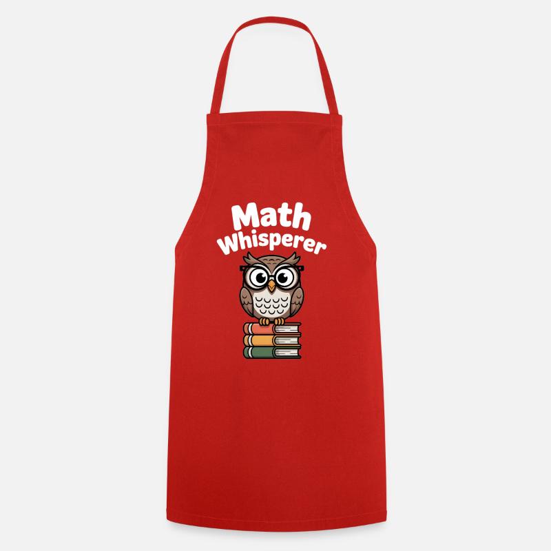 Math Whisperer - Cooking Apron - red