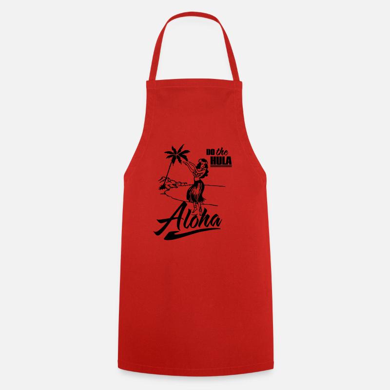 Aloha - Kochschürze - Rot