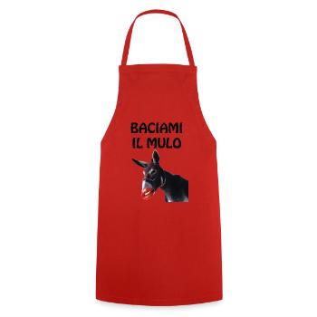 Baciami il mulo - Cooking Apron - red - Front - AI Model Male 185 dark (185cm)