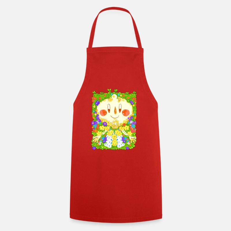 Parterre de fleurs - Tablier de cuisine - rouge