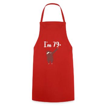 Sloth Lover Sloth Gift - Cooking Apron - red - Front - AI Model Male 185 dark (185cm)