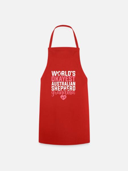 Australian Shepherd Geschenke - Kochschürze - Rot