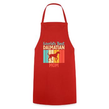 Gifts for Dalmatian Lovers - Cooking Apron - red - Front - AI Model Male 185 dark (185cm)