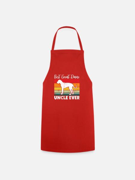 Great Dane Gifts - Kochschürze - Rot