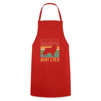 Cadeaux Collie - Tablier de cuisine - rouge - Devant - AI Model Male 185 dark (185cm)