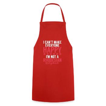 Rhodesian Ridgeback Gifts - Cooking Apron - red - Front - AI Model Male 185 dark (185cm)