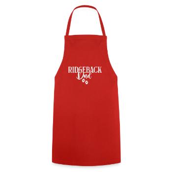 Cadeaux Rhodesian Ridgeback - Tablier de cuisine - rouge - Devant - AI Model Male 185 dark (185cm)
