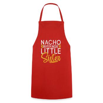 Little Sister Gifts - Kochschürze - Rot - Vorne - AI Model Male 185 dark (185cm)