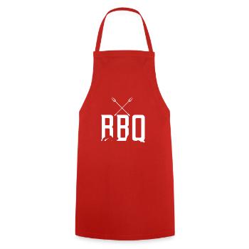 Grillades Barbecue Grillades - Tablier de cuisine - rouge - Devant - AI Model Male 185 dark (185cm)