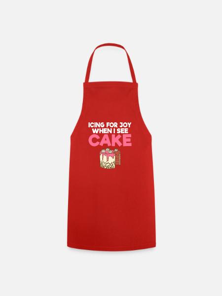 Cake Lover Cake Gift - Kochschürze - Rot