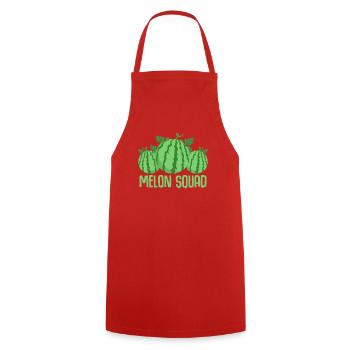 Melon Poison - Tablier de cuisine - rouge - Devant - AI Model Male 185 dark (185cm)