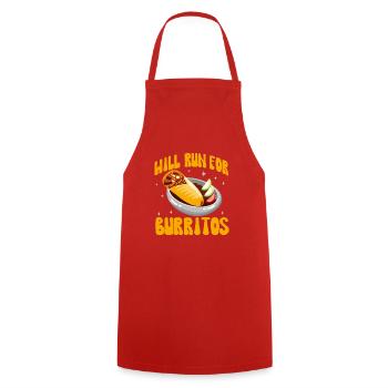 Burrito Gift - Cooking Apron - red - Front - AI Model Male 185 dark (185cm)