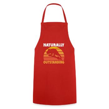 Chameleon Gifts - Cooking Apron - red - Front - AI Model Male 185 dark (185cm)