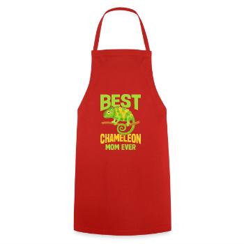Cadeaux Caméléon - Tablier de cuisine - rouge - Devant - AI Model Male 185 dark (185cm)