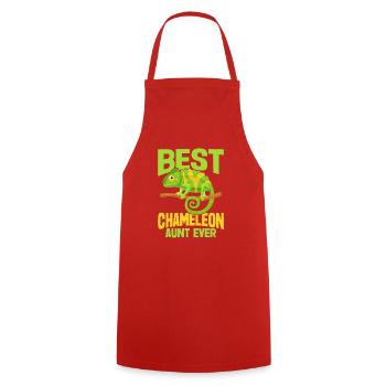 Chameleon Gifts - Cooking Apron - red - Front - AI Model Male 185 dark (185cm)